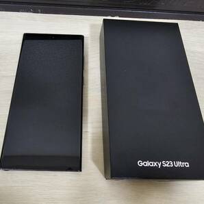 Galaxy S23 Ultra 512GB ブラック au 判定〇 SIMフリー SCG20 SAMSUNG ケースとプライバシー保護フィルム多数付きの画像1