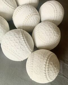 * softball type M number ball * Kenko lamp 8 piece *( secondhand goods )