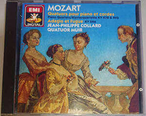 CD　MOZART: Piano Quartet No. 1　モーツアルト ピアノ四重奏曲第1番　ジャン・フィリップ・コラール