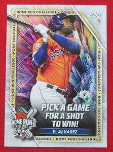 topps MLB HomeRunインサートカード Y.Alvarez 