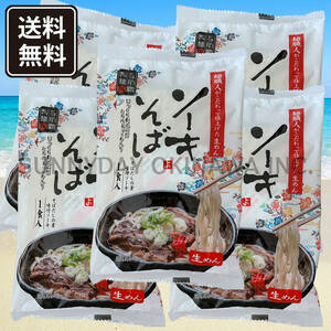  sokisoba 5 sack 5 portion raw Okinawa soba piece packing type . Naha made noodle . earth production your order 