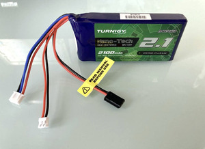  receiver for Life battery Turnigy nano-tech 2S 6.6V 2100mAh