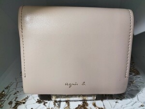 送料無料！agnes b/アニエスベー/折財布/美品