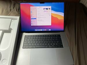 【美品】ほぼ新品バッテリー最大容量100% MacBook Pro 16インチ2023 M2Pro CPU:12C GPU:19C 512GB スペースグレイ/MNW83J/A