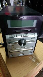 1 jpy Junk start Victor Victor CD/MD cassette receiver CA-UXZ2-B body 