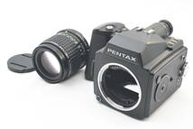 PENTAX ペンタックス 645 中判フィルムカメラ + SMC PENTAX-A 645 150mm F/3.5 レンズ (t4691)_画像1
