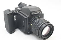 PENTAX ペンタックス 645 中判フィルムカメラ + SMC PENTAX-A 645 150mm F/3.5 レンズ (t4691)_画像2
