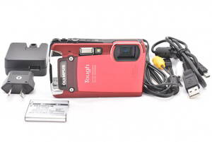 Olympus Olympus Tough TG-820 red tough compact digital camera (t7893)