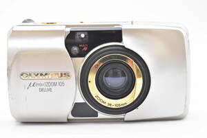 OLYMPUS オリンパス μ [mju:] ZOOM 105 DELUXE フィルムカメラ コンパクトカメラ (t7630)