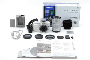 OLYMPUS Olympus PEN Lite E-PL6 white / ED 14-42mm F3.5-5.6 EZ / ED 40-150mm F4-5.6 R lens kit (oku1372)