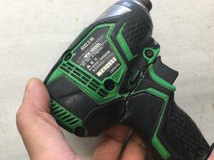 [ junk grip, lock switch damage ] Hitachi 18v cordless impact driver body only WH18DDL IT6YN239RWSW