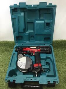 【中古品】★makita(マキタ) 41㎜高圧エアビス打ち機 赤 AR411HR ITLHP36IZ6P8