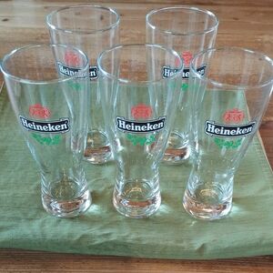 Heineken　ハイネケン　グラス　５個