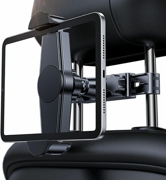 Andobil タブレットホルダー 車 iPad 【三角固定構造&安定感高い】 取付簡単 後部座席 タブレットホルダー 