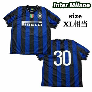 ATHENS SPORT Inter Milano インテル・ミラノ ホーム用 ゲームシャツ ユニフォーム #30 メンズXL相当