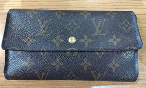 ルイヴィトン モノグラム 三つ折り 長財布 ポルトフォイユ インターナショナル ウォレット LOUIS VUITTON ポルトトレゾール ヴィンテージ