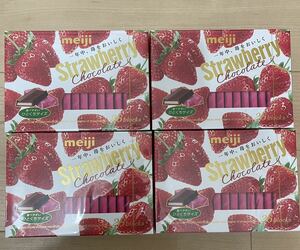  Meiji strawberry chocolate BOX4 piece 