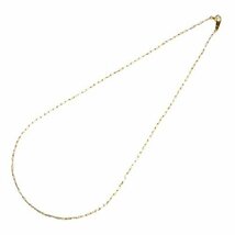J◇K18 チェーン ネックレス 39.5cm イエローゴールド 18金 750 ホールマーク yellow gold chain necklace 【ネコポスOK】_画像2