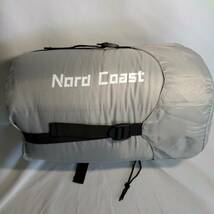 Nord Coast 寝袋 オールシーズン シュラフ コンパクト 封筒型 230T防水 噛み込み防止 丸洗い可能 アウトドア キャンプ _画像8