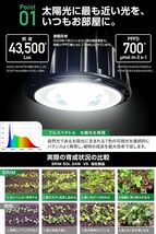 BRIM(ブリム) SOL 24W 植物育成ライト LED E26口金 フルスペクトル (SOL 白色系 (5800K))_画像2
