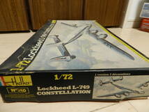 １／７２ Lockheed L-749 CONSTELLATION　＜Heller＞　当時もの・未使用品_画像5