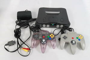 1 jpy ~* not yet inspection goods *N64 body / controller / enhancing pack nintendo Nintendo game machine person ton dou Nintendo TV game S475