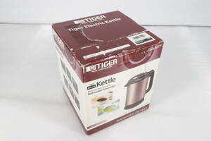 1 jpy ~* unused goods * Tiger abroad oriented electric kettle 1.0L PCD-A10W TEZ Brown color 220V Tourist model overseas specification TIGER S896