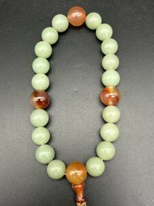 [1].. beads .. natural stone Power Stone jade approximately 12.71mm approximately 65.89g