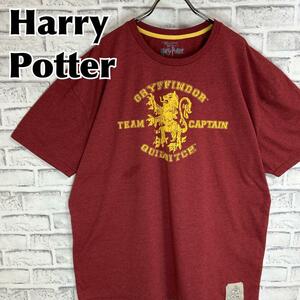 Harry potter ハリーポッター クィディッチ フロッキー Tシャツ 半袖 輸入品 春服 夏服 海外古着 洋画 Wizard World グリフィンドール