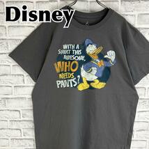 Disney ディズニー WDW ドナルドダック キャラ Tシャツ 半袖 輸入品 春服 夏服 海外古着 ディズニーランド ディズニーワールド ロゴ_画像1