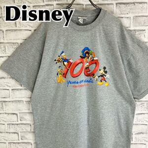 Disney ディズニー WDW 100イヤーズオブマジック Tシャツ半袖 輸入品 春服 夏服 海外古着 パレード ミッキー グーフィ ドナルド プルート