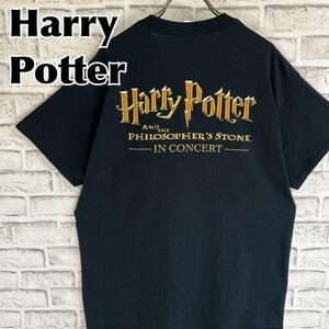 Harry Potter ハリーポッター 賢者の石 シネマコンサート Tシャツ 半袖 輸入品 春服 夏服 海外古着 映画 洋画 シネマ ムービー 魔法学校