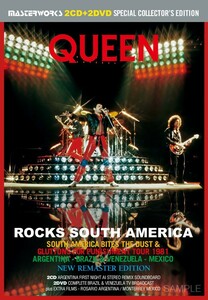 QUEEN / ROCKS SOUTH AMERICA SOUTH AMERICA BITES THE DUST & GLUTTONS FOR PUNISHMENT TOUR 1981 [輸入盤新品 2CD+2DVD] MASTERWORKS