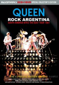 QUEEN / ROCK ARGENTINA - SOUTH AMERICA BITES THE DUST TOUR 1981 - [輸入盤新品 2CD+1DVD] MASTERWORKS