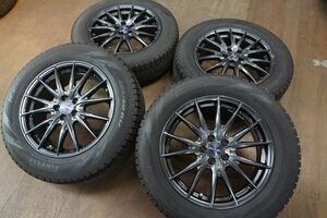 A 送料無料 美品 deep tread 17 5H100 7J+53 Pirelli Studless 225/60R17 Forester Legacy Outback XV