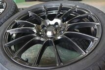 A 送料無料 バリ山 美品 WEDS スポーツ SA-72R 18 5H114.3 8J+55 ミシュラン X-ICE 235/40R18 シビック アコード WRX STI スープラ RX8_画像6