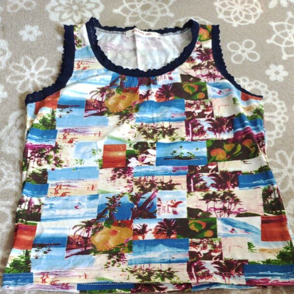 タンクトップ 南国風写真がら WEARS.INC