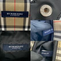 美品 1円 BURBERRY LONDON バーバリー ロンドン バニティ ポーチ バニティバッグ ノバチェック ベージュ 化粧ポーチ レザー_画像9