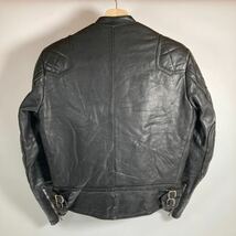当時物 Lewis leather ルイスレザー 70s スーパーファントム ライダースジャケット キルティング ヴィンテージ REAL HIDE (38.40程度)_画像2