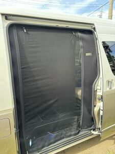 neru sea mosquito net (kaya) net spoiler ng* left sliding door for grandcabin . use 200 series Hiace 