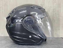 ジェットヘルメット 【中古】 KABUTO カブト AVANDII アヴァンド2 Sサイズ 55-56cm ブラック PSCマーク オートバイ バイク / 57588_画像6