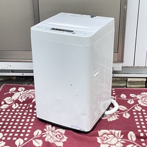 送料無料 全自動電気洗濯機 【中古】動作保証 Hisense ハイセンス HW-K55E 2024年製 5.5kg 一人暮らし ホワイト　047074 B / 20630