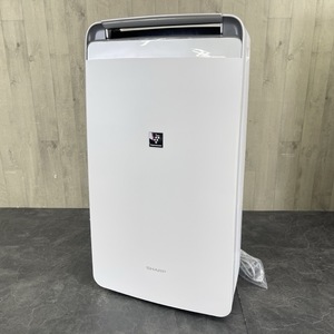 除湿機 【中古】美品 動作保証 SHARP シャープ CV-P180-W ホワイト 2024年製 プラズマクラスター 部屋干し　047050 / 20607