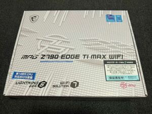 MSI MPG Z790 EDGE TI MAX WIFI Intel Z790チップセット搭載。 優れたゲーミング体験を実現する設計と多彩な機能を備えたATXマザーボード