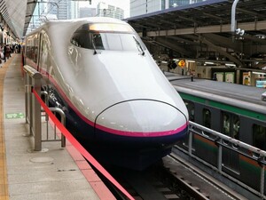 ◆[1-4467]鉄道写真:JR E2系新幹線◆2Lサイズ
