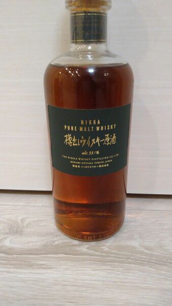 【希少未開栓】 NIKKA ニッカ ピュアモルトウイスキー　樽出しウイスキー原酒　55.1%　500ml　※参照　余市　竹鶴　