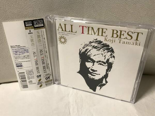 玉置浩二　ALL TIME BEST　2枚組　ベストアルバム　レンタルUP　CD　MR.LONELY　サーチライト　田園　メロディー　ルーキー　など収録