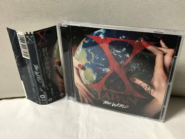 THE WORLD　X JAPAN 初の全世界ベスト (通常盤)　2CD　BEST　アルバム　レンタルUP　紅　Silent Jealousy　Forever Love　ART OF LIFE　等