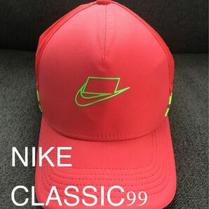 【NIKE キャップ　CLASSIC99】DRI-FIT golf 赤　レッド　ゴルフ　帽子　野球　サッカー　swoosh 