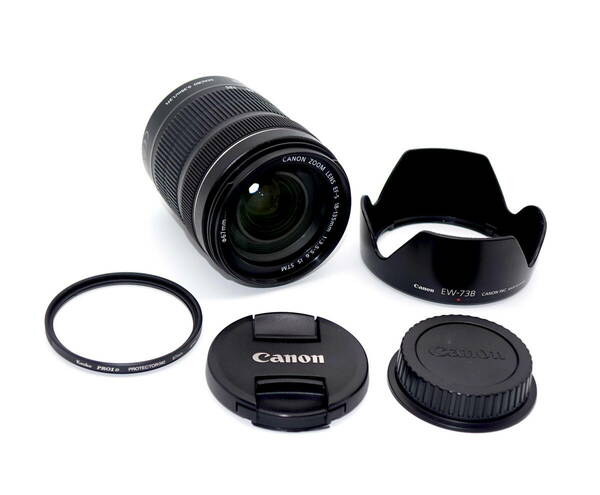 キャノン Canon EF-S 18-135mm F3.5-5.6 IS STM 手振補正機構（ダイナミックIS機能）を搭載、広角から中望遠系ズームレンズ 